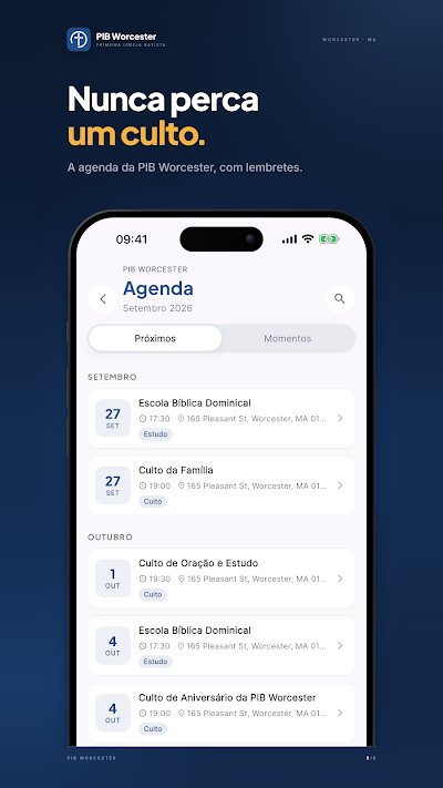Agenda da igreja